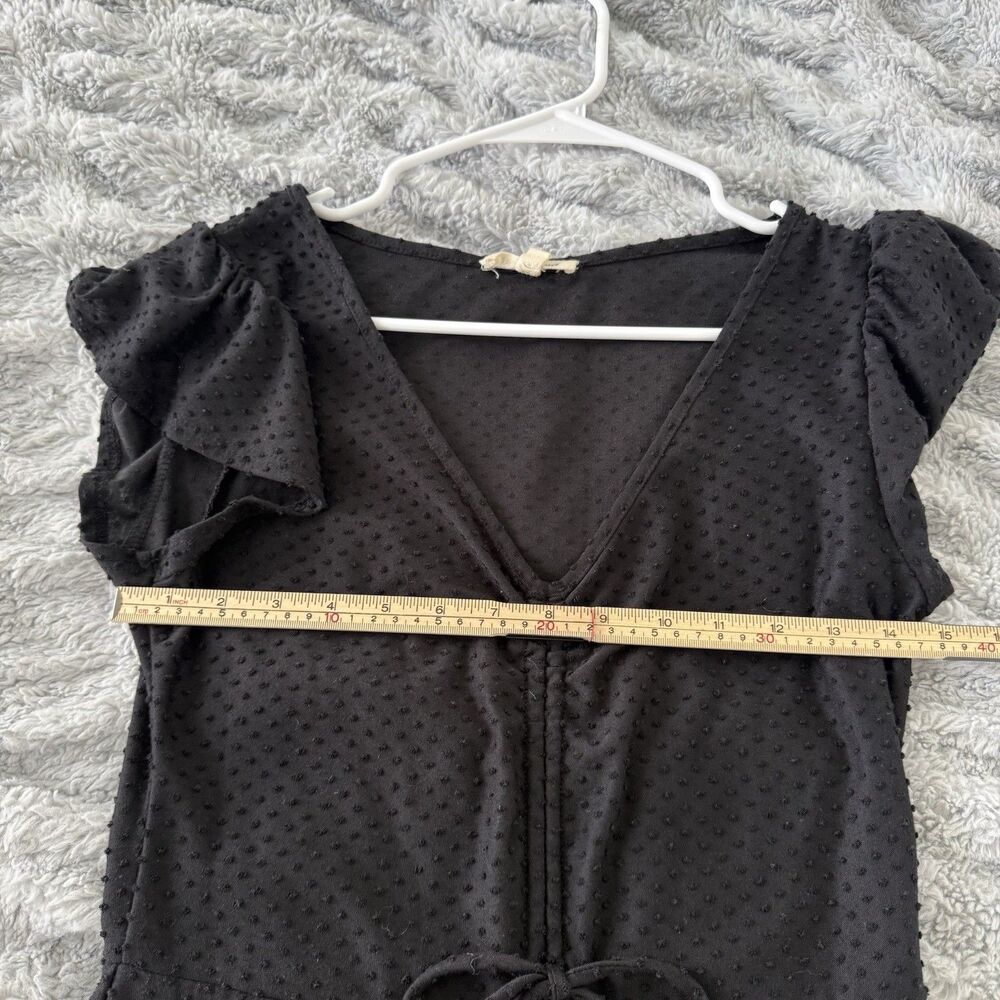 Rolla Coster Black Lightweight Jumpsuit Summer Minimalist Classic Stretch Medium - Picture 9 of 9